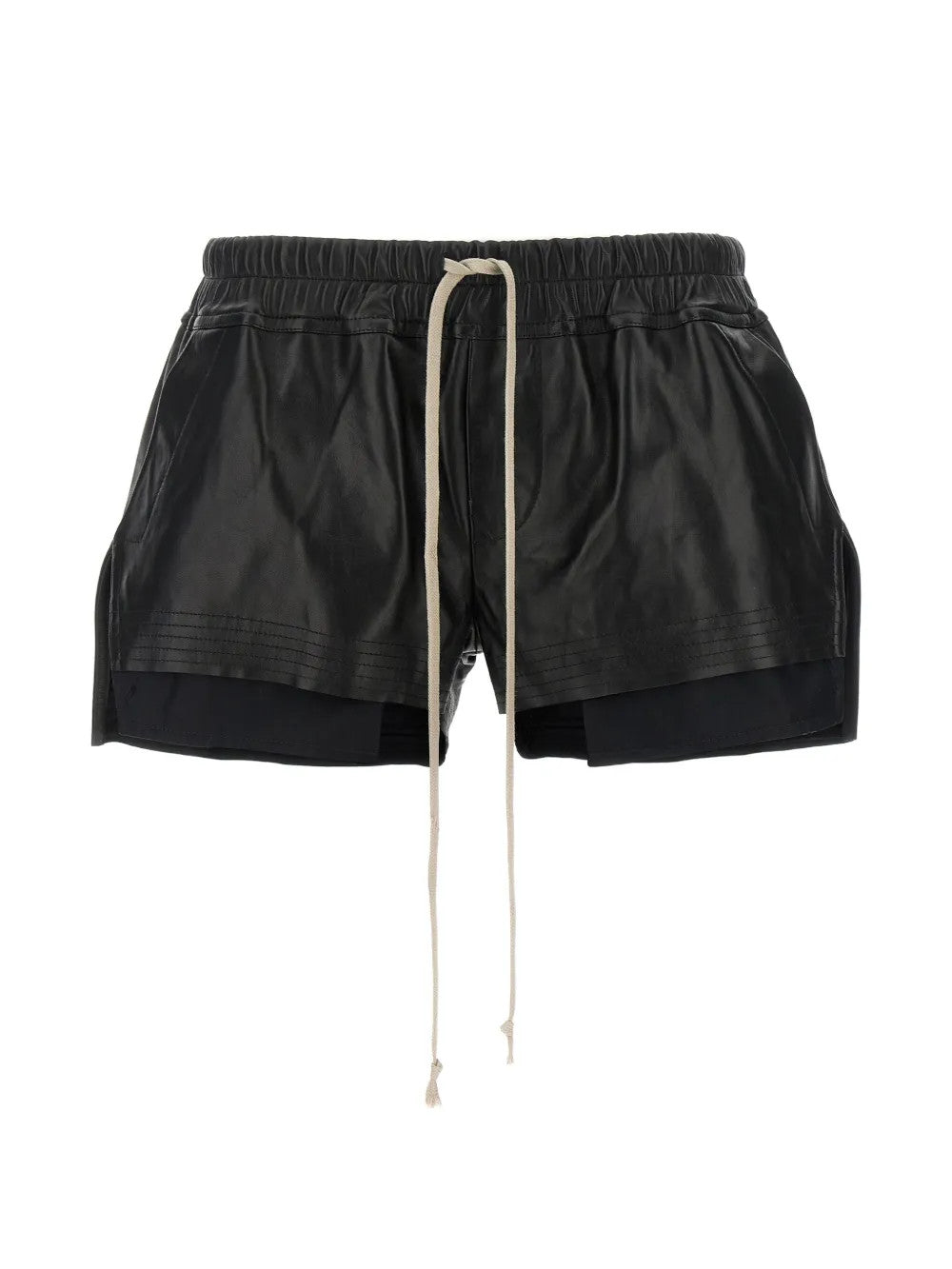 Black shorts, front view