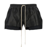 Black shorts, front view