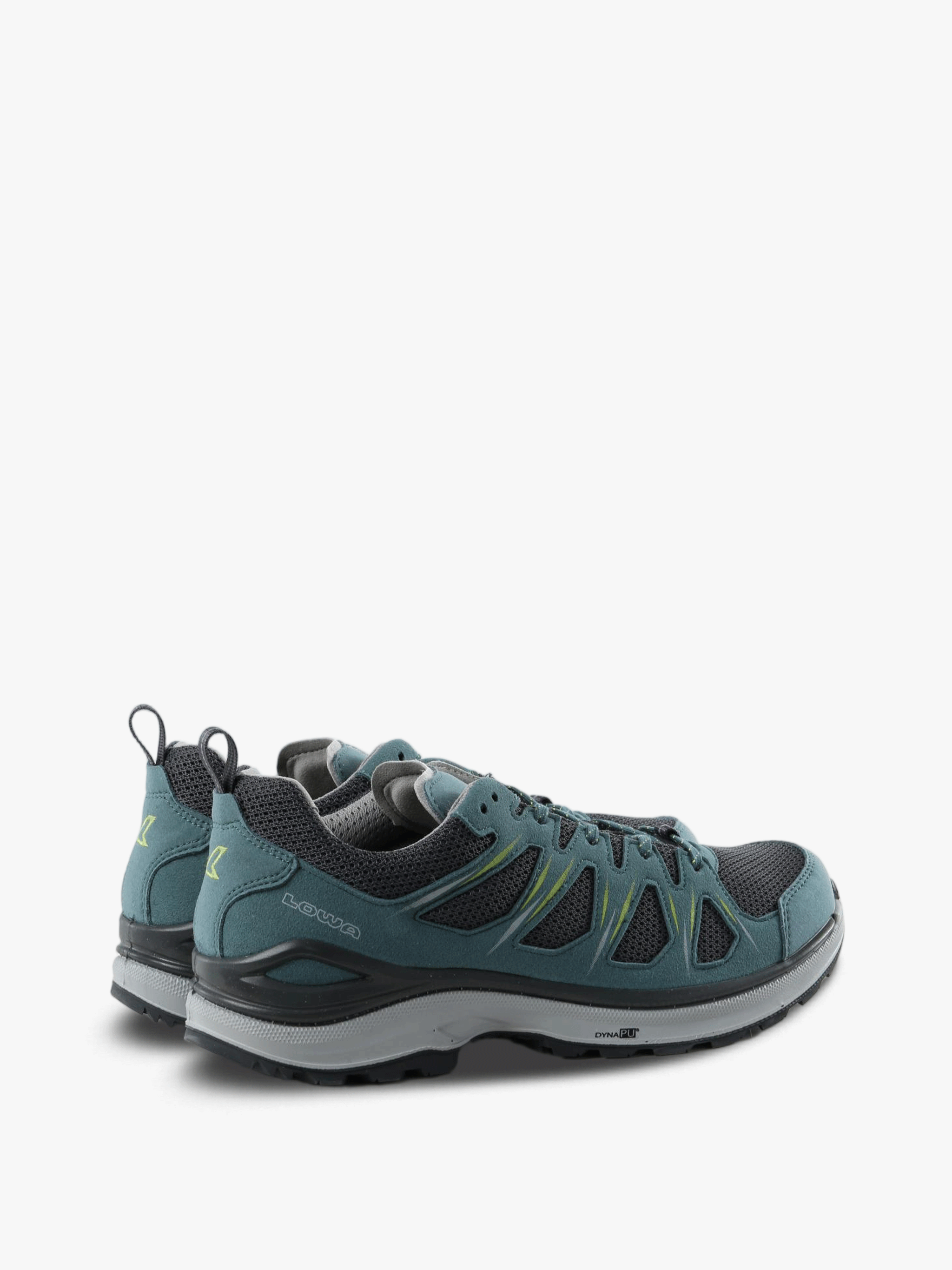 Green shoes, side view
