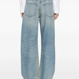 Blue jeans, back view