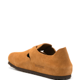 Brown sandals, side view