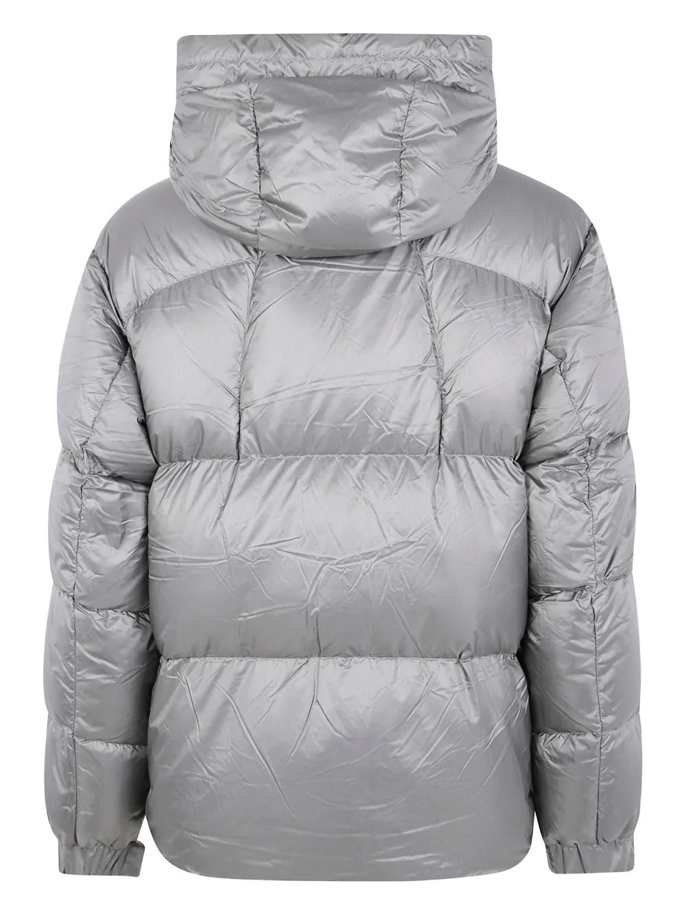 Grey parka, front view