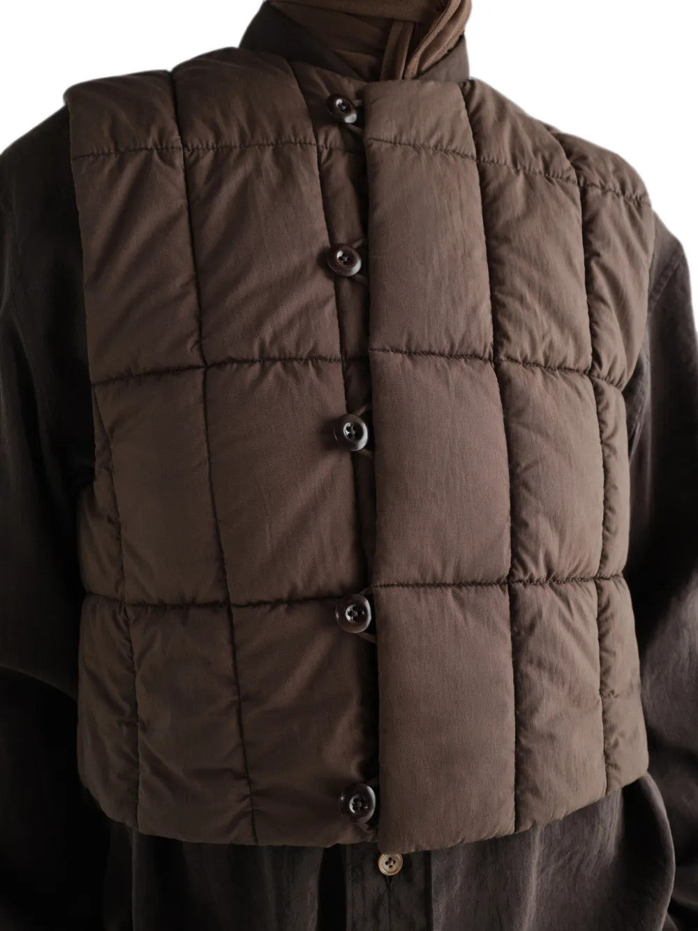 Brown jacket, front view