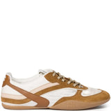 Brown sneaker, front view