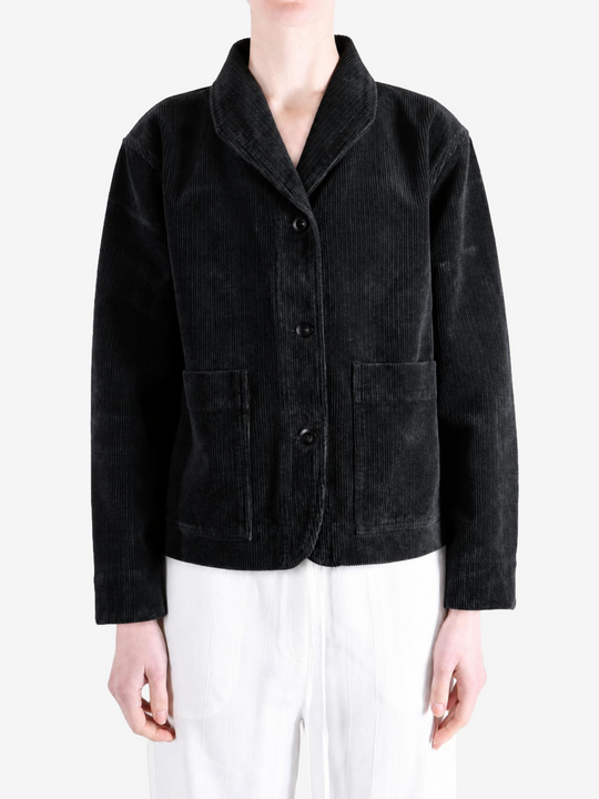 Black jacket, front view