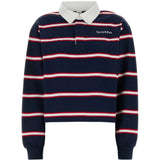 SPORTY & RICH - Women Serif Logo Rugby Polo
