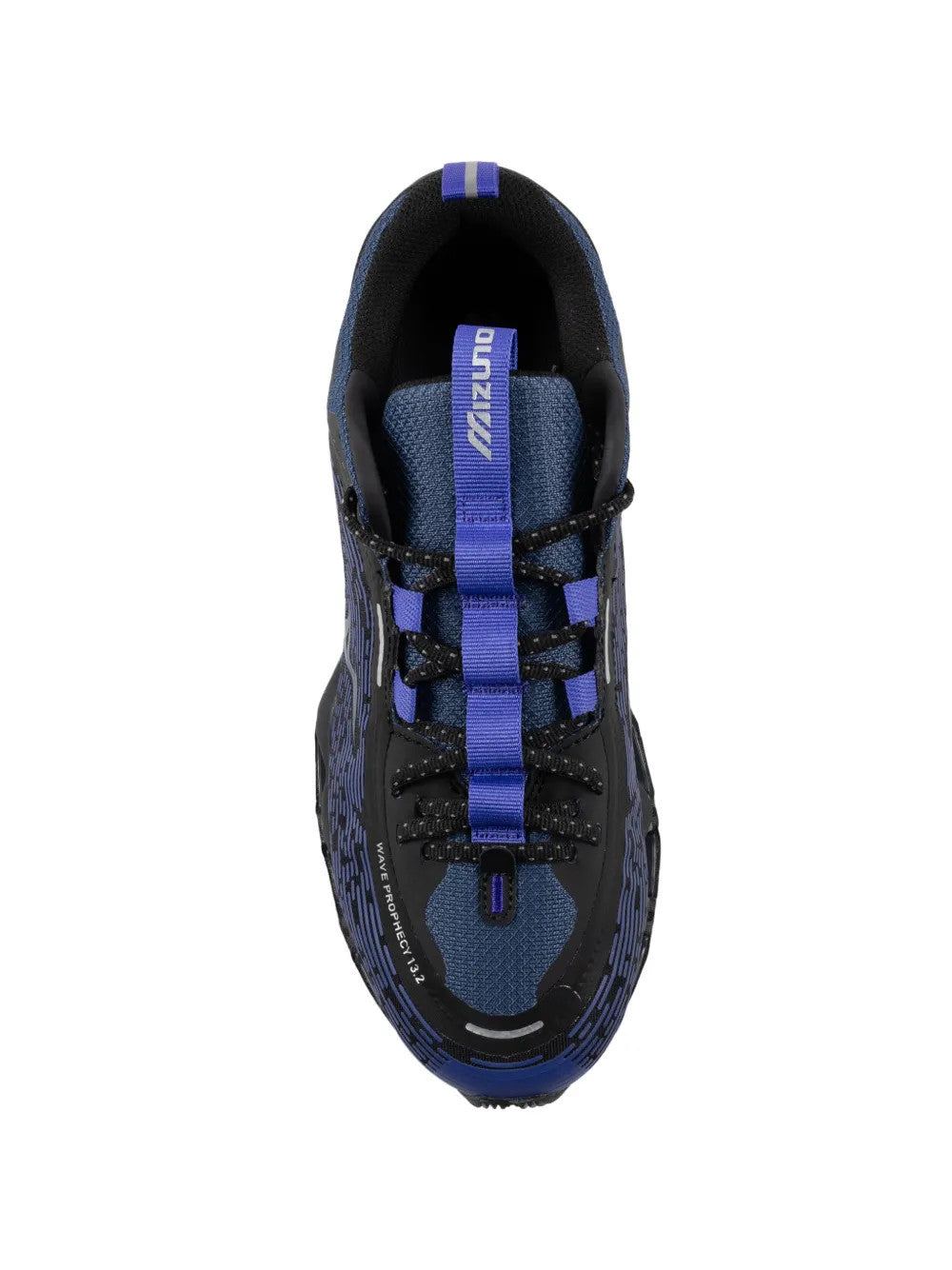 Blue shoes, front view