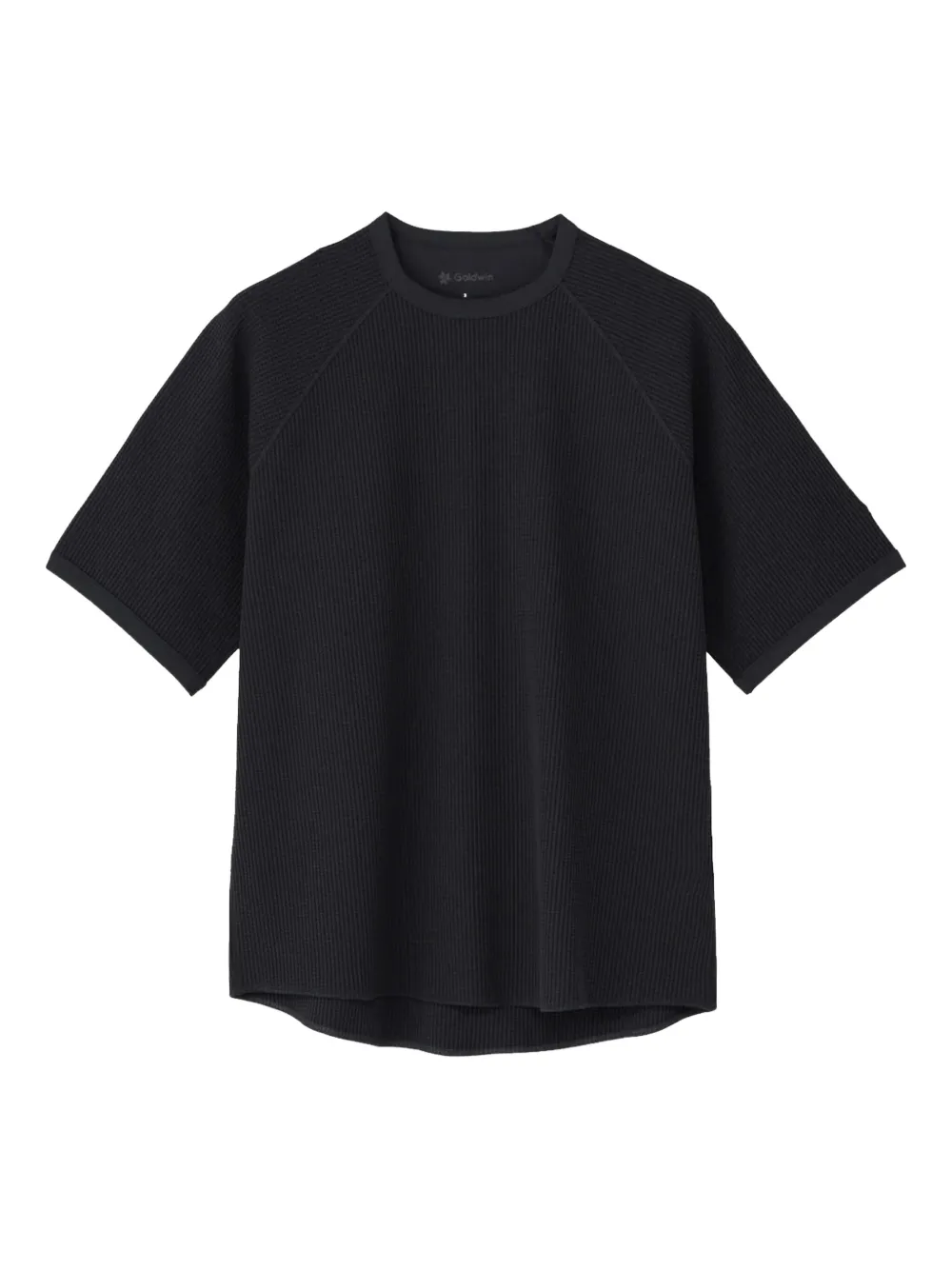 Black t-shirt, front view