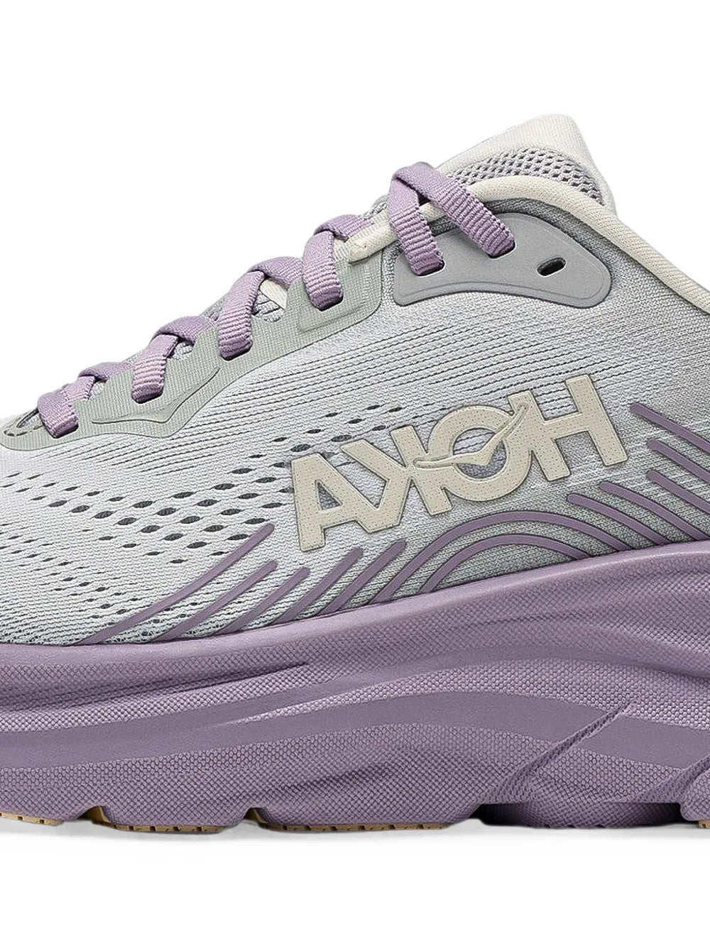Purple shoes, side view
