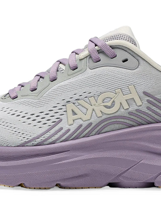 Purple shoes, side view