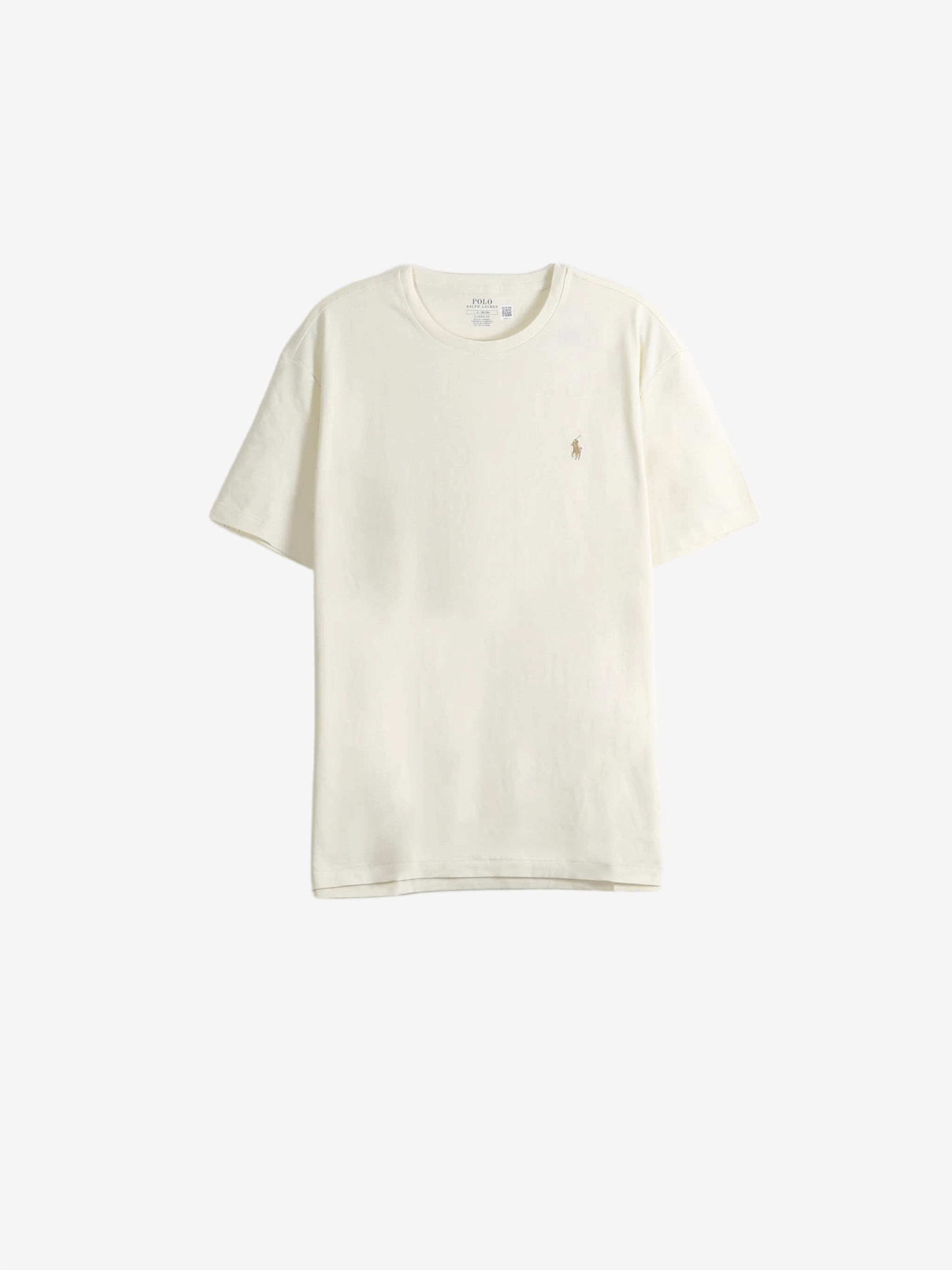 Tan t-shirt, front view