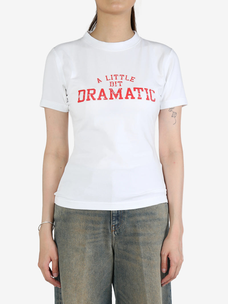 VETEMENTS Women A Little Bit Dramatic Fitted T-Shirt
