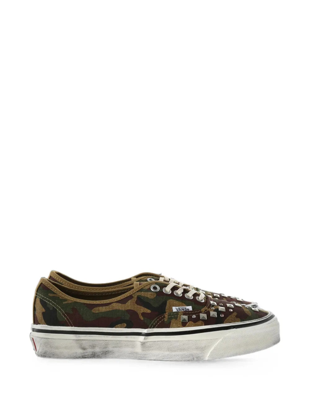 Green shoes, side view
