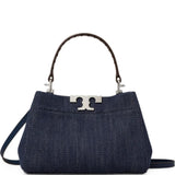 TORY BURCH - Women Eleanor Denim Mini Satchel Bags