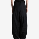 Black pants, full body view