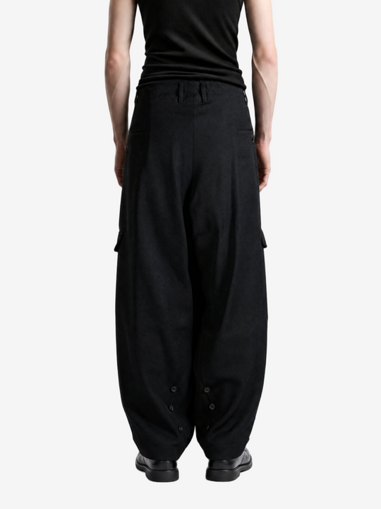 Black pants, full body view