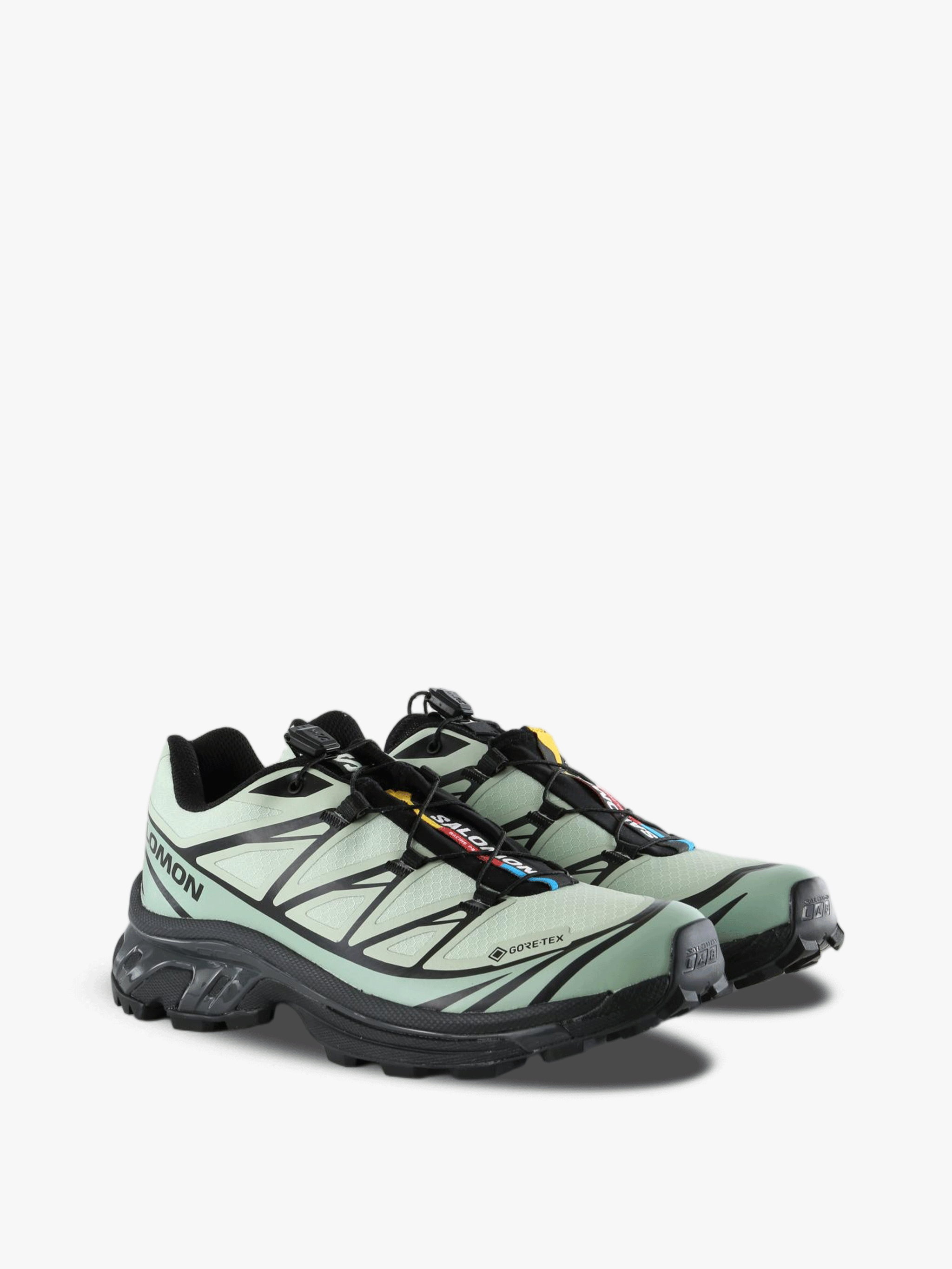 Green shoes, front view