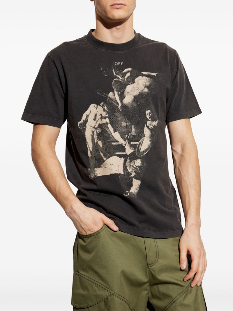 OFF WHITE - Men Martyrdom Slim Short Sleeve Tee