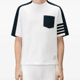 White t-shirt, full body view