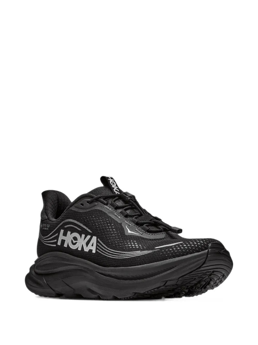 Black shoes, front view