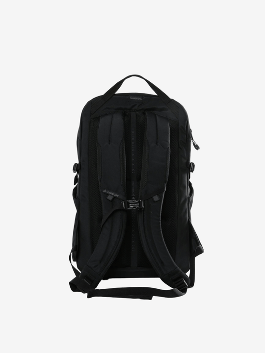 Black bag, back view
