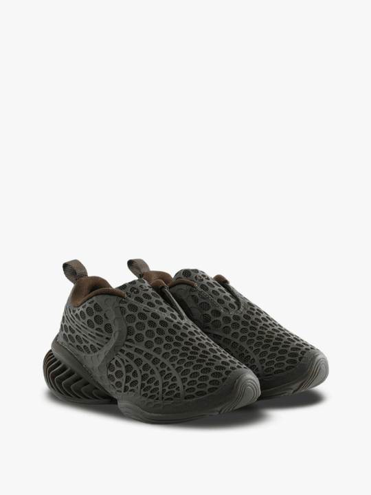 Brown shoes, front view