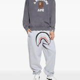 Grey knitwear, full body view