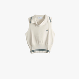 Tan top, front view