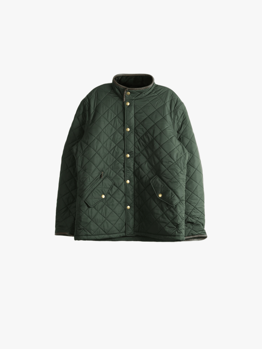 Green jacket, front view