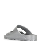Grey sandals, side view