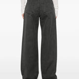 Grey pants, full body view