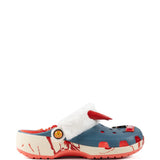 Blue shoes, front view