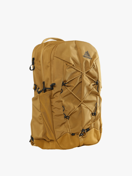 Tan bag, front view