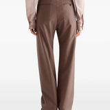 Brown pants, full body view
