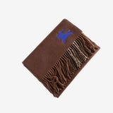 Brown scarves, side view