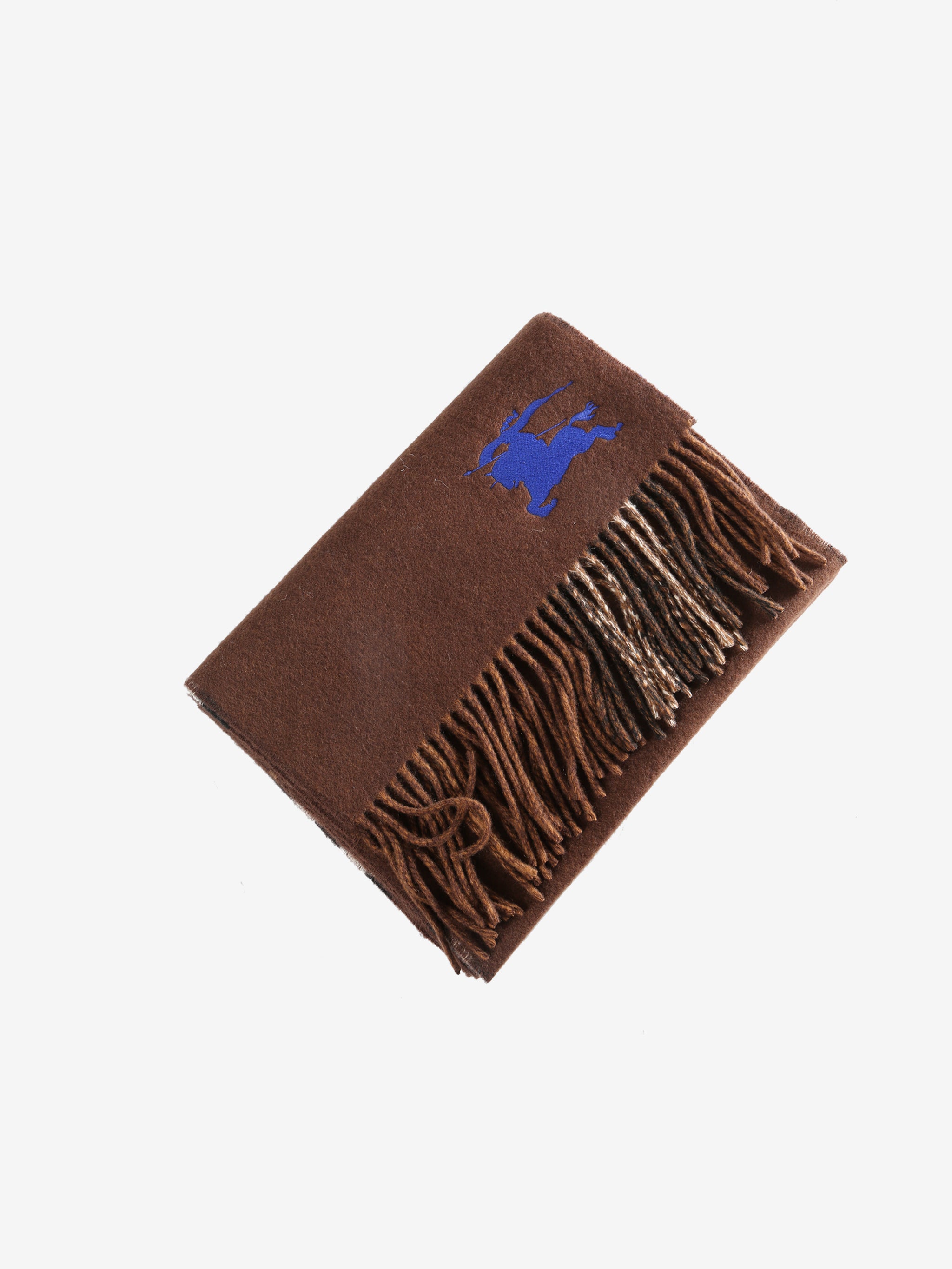 Brown scarves, side view