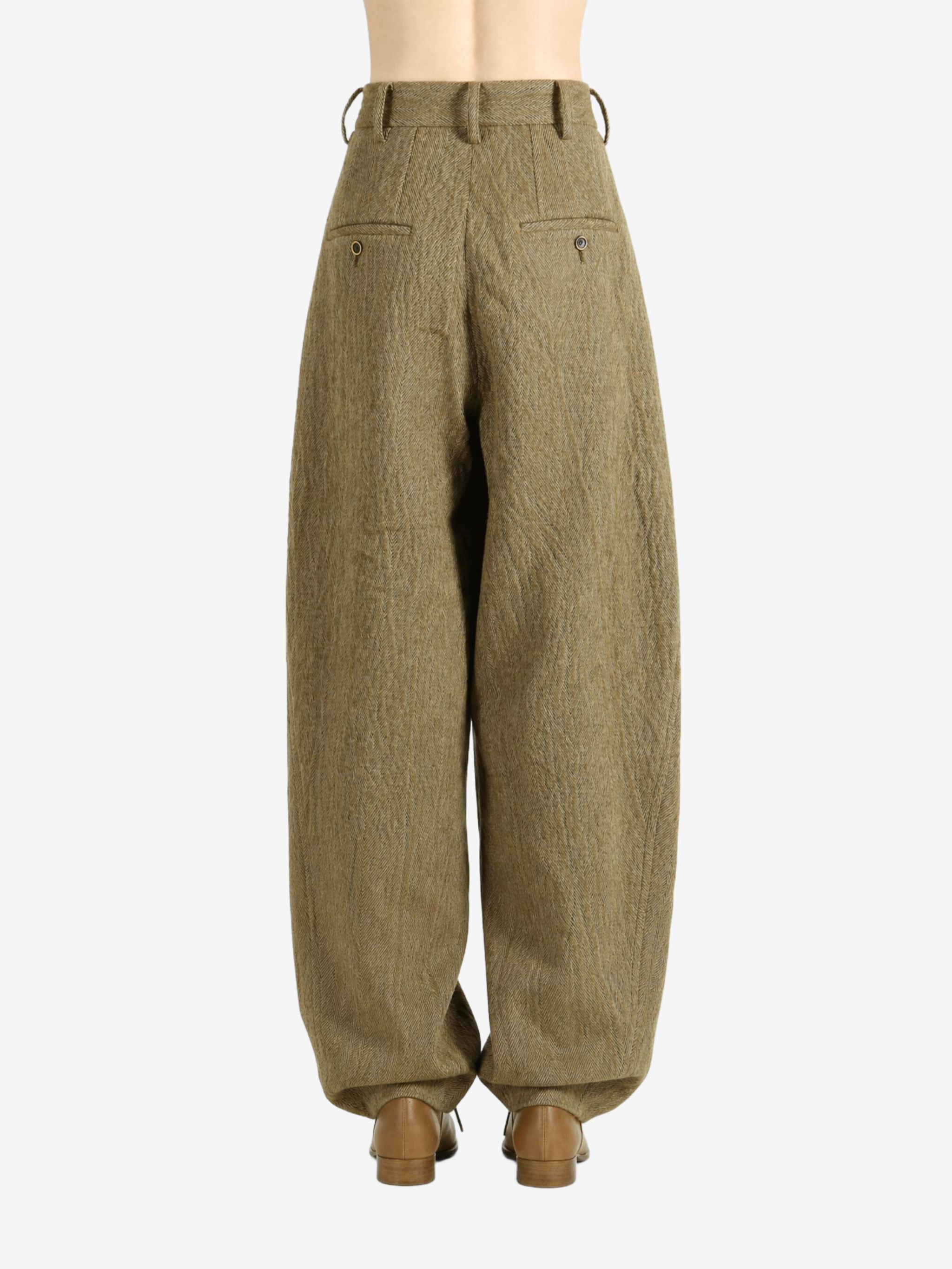 Tan pants, front view