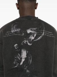 OFF WHITE - Men Bw S.Matthew Skate Crewneck Sweatshirt