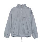 Grey windbreaker, front view