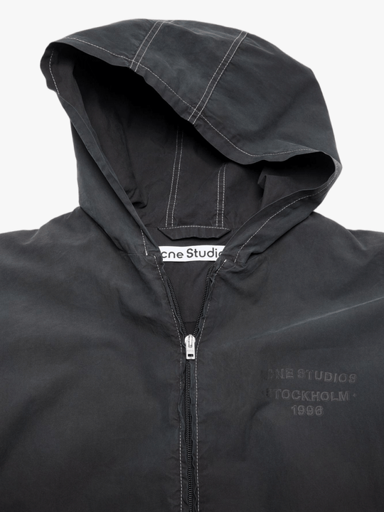 Close up of Black jacket, showing detail