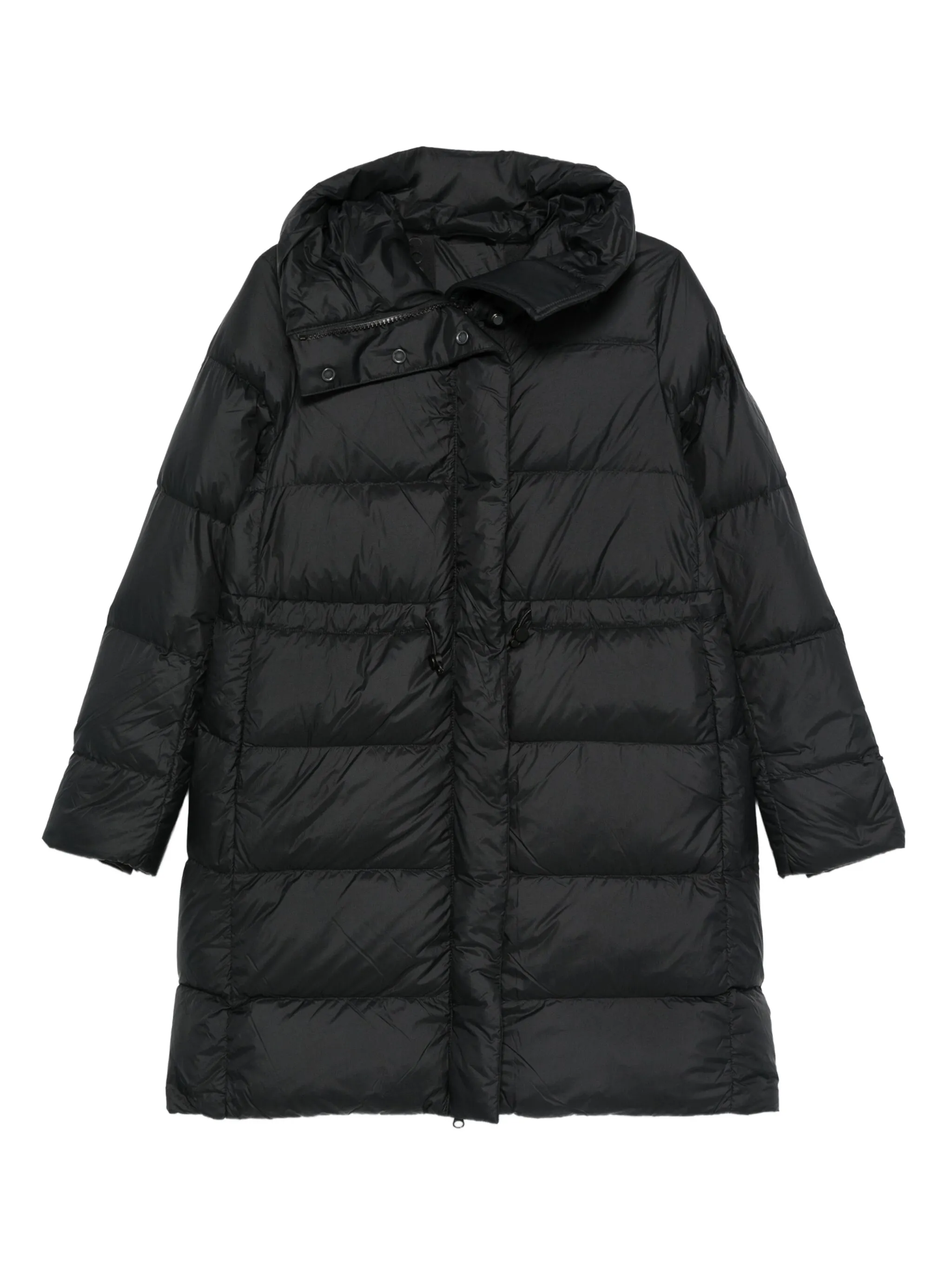 Black coat , front view
