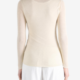 Tan top, full body view