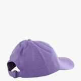 Purple hat, back view