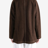 Brown jacket, full body view