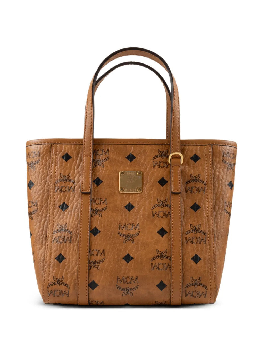 Tan bag, front view