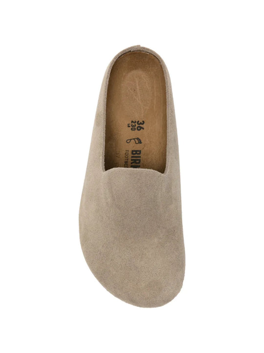 Tan sandals, front view
