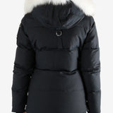 Black jackets worn by a person, showing the jackets fit