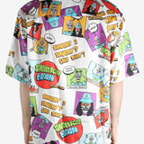 White shirt, worn by a person, showing the shirts's fit