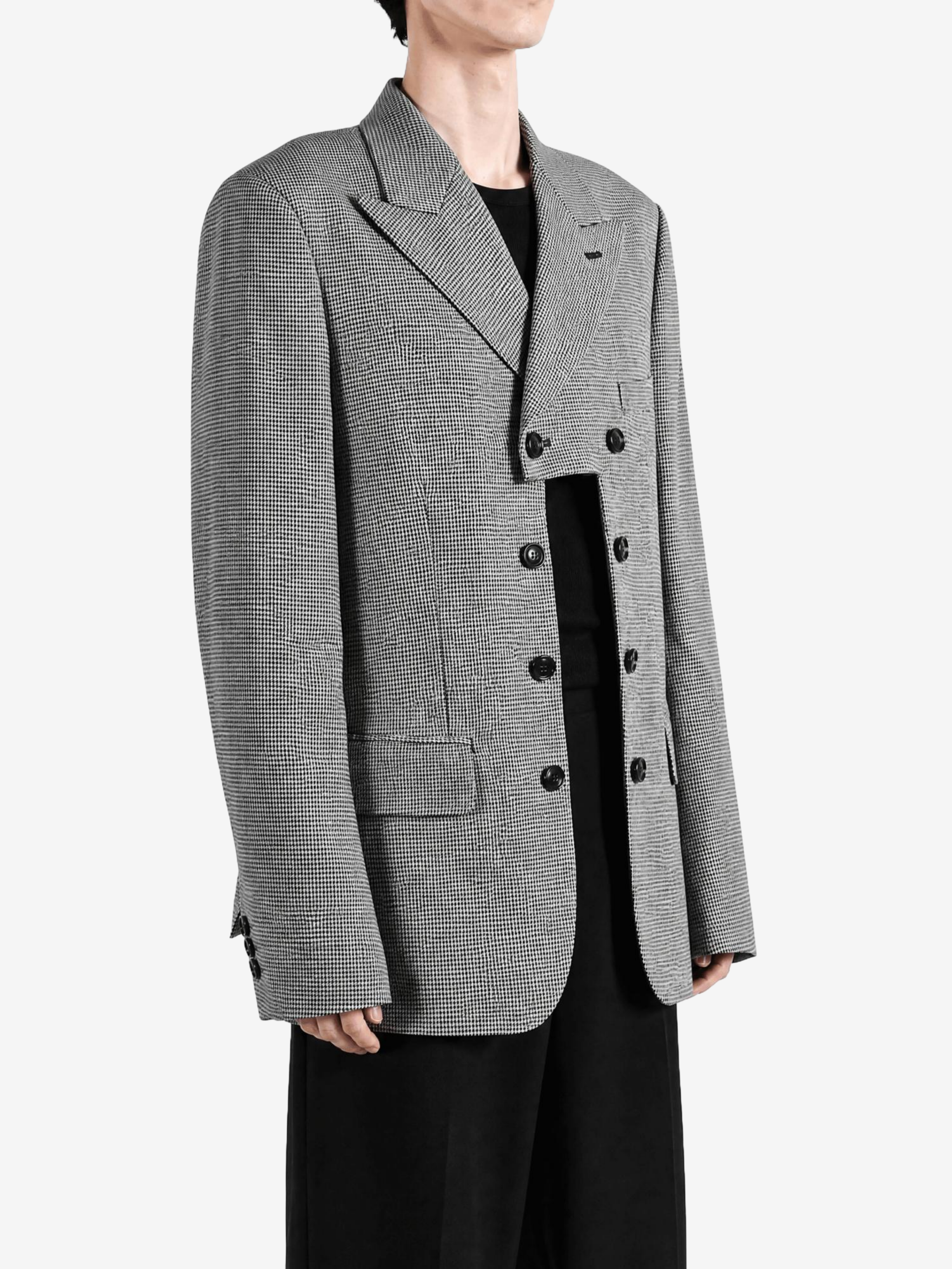 Grey jacket, front view