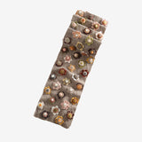 Tan scarves, front view